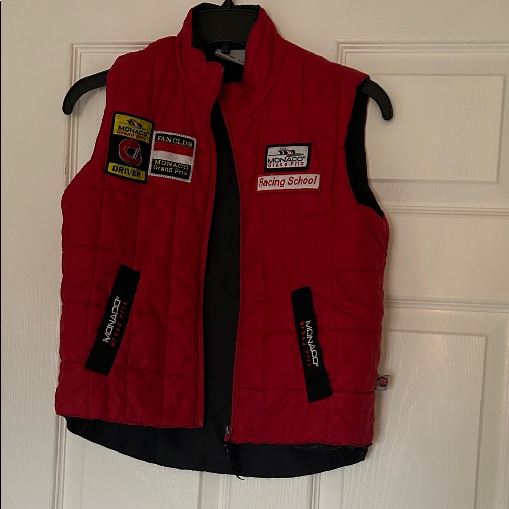 Real Monaco Grand Prix Kids Racing Vest with Patches